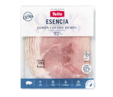 Jamón Cocido Extra Duroc Esencia Tello L125